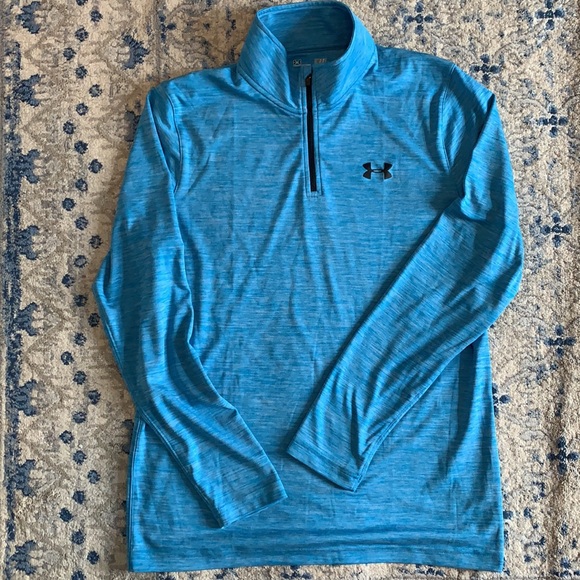 Under Armour HeatGear Quarter-Zip Long Sleeve Shirt - Picture 3 of 9